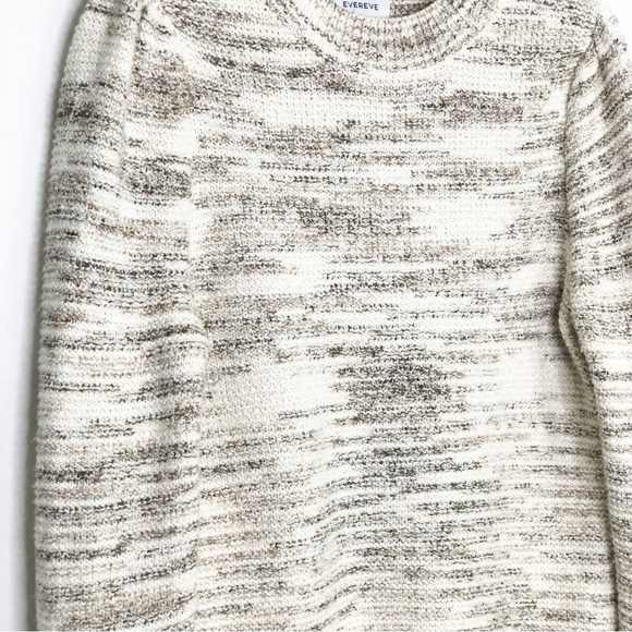 Evereve Mia Mark Puff sleeve crewneck pull over sweater - Picture 4 of 12